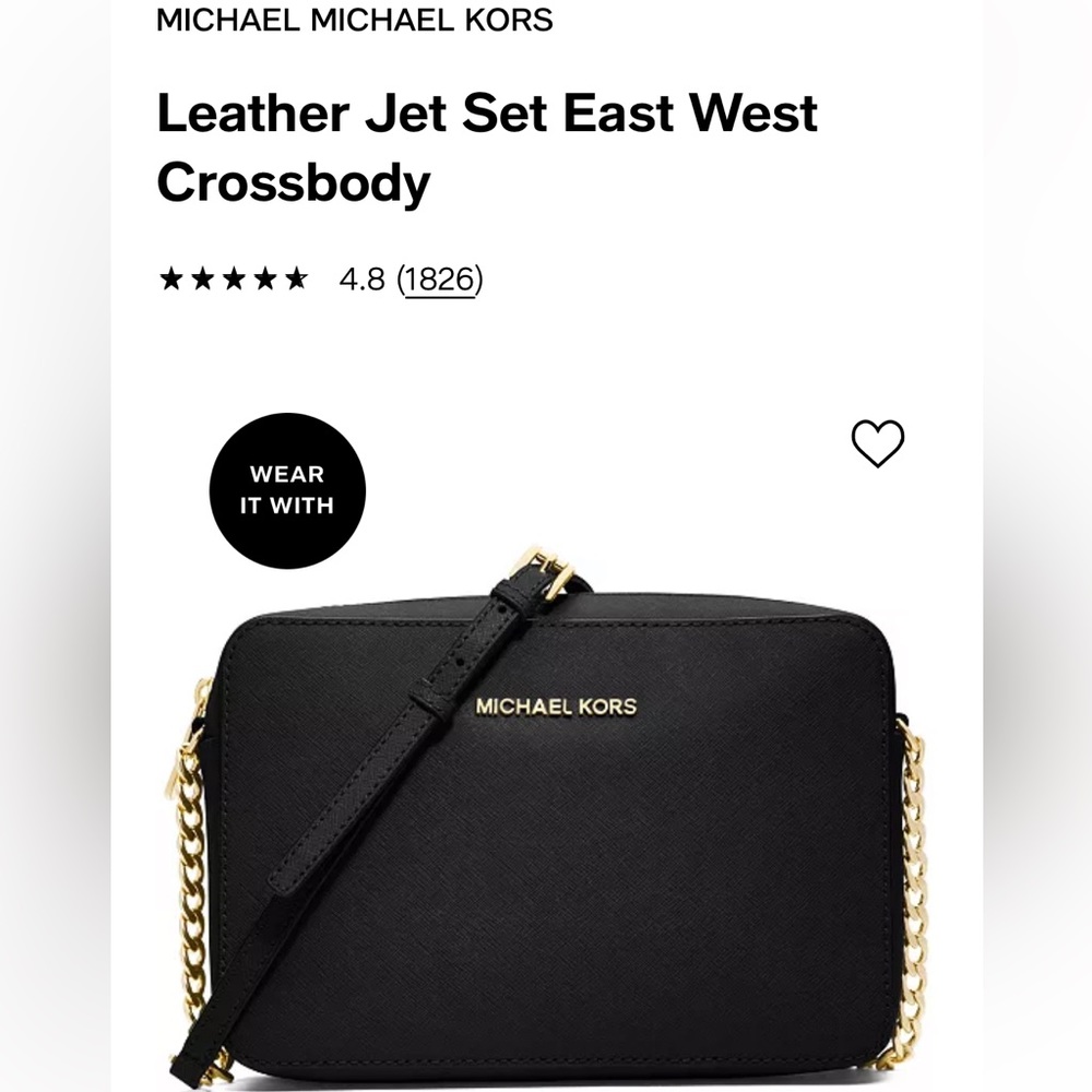 Michael Kors Leather crossbody purse